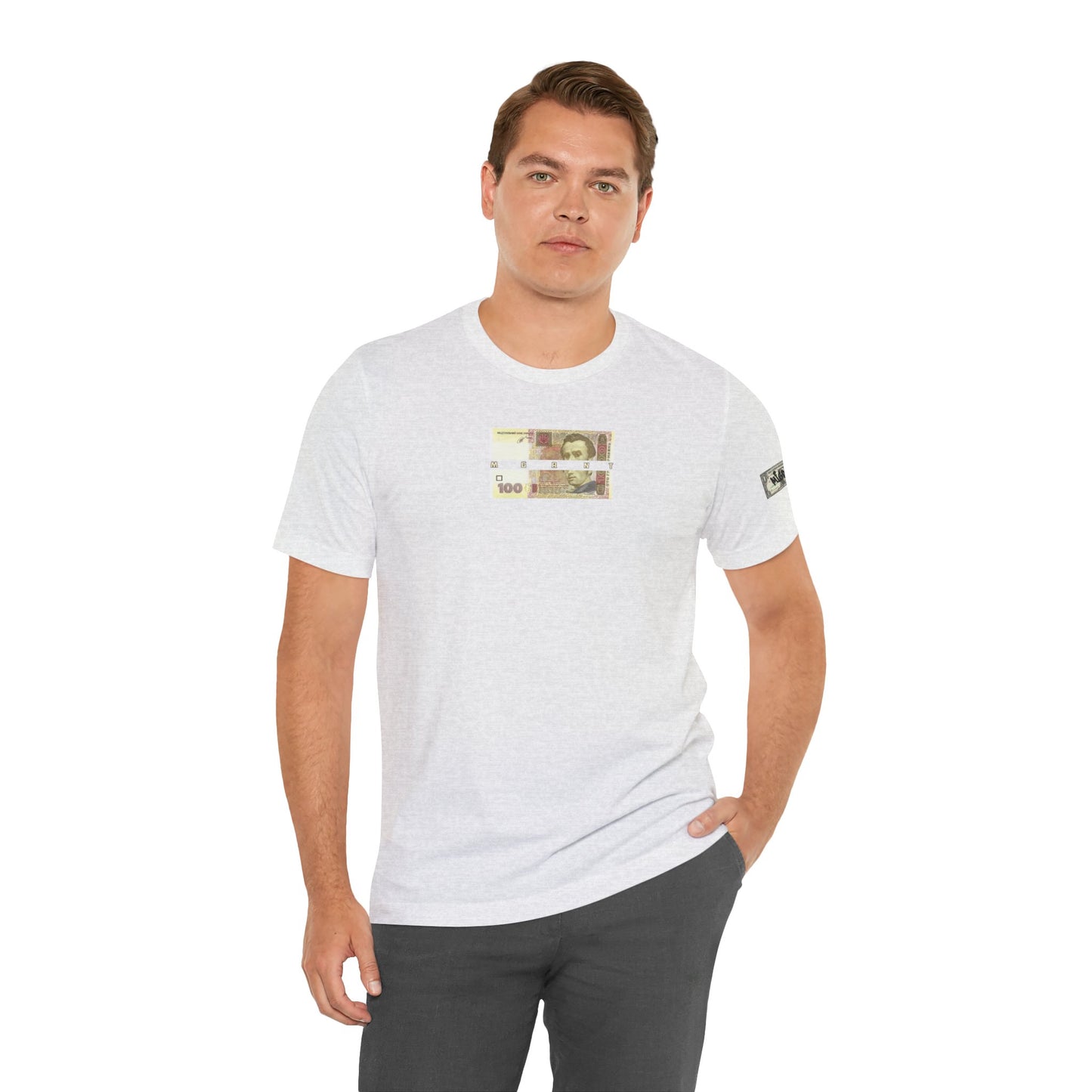 Money Print Tee — Ukraine Cities Graphic Back | Support & Travel Souvenir T-Shirt