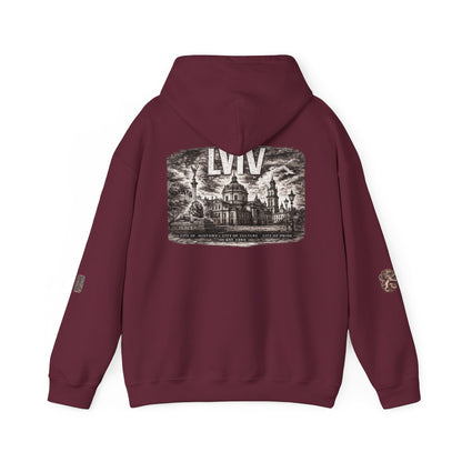 Lviv Vintage Cityscape Hoodie