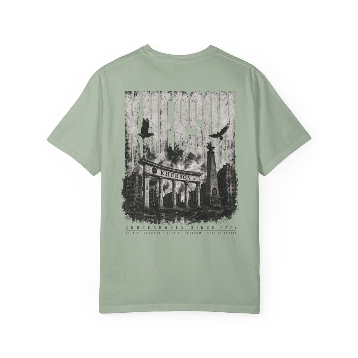 Kherson City T-Shirt — Vintage Monument Graphic Tee