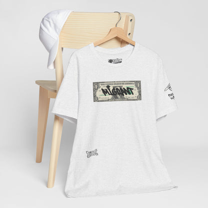 Money Graffiti Tee — 'I'm Not What I Was' Graphic Shirt