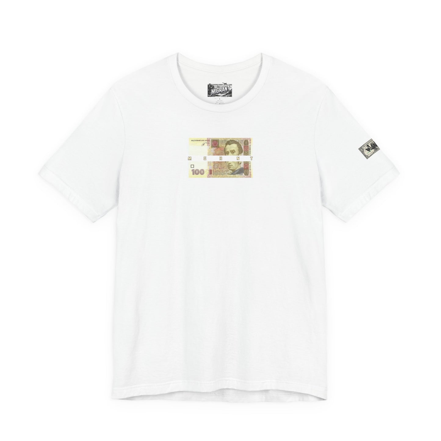 Money Print Tee — Ukraine Cities Graphic Back | Support & Travel Souvenir T-Shirt