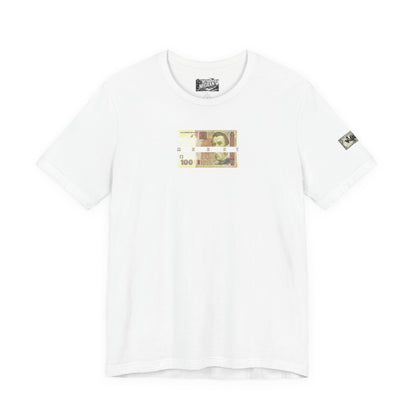 Money Print Tee — Ukraine Cities Graphic Back | Support & Travel Souvenir T-Shirt