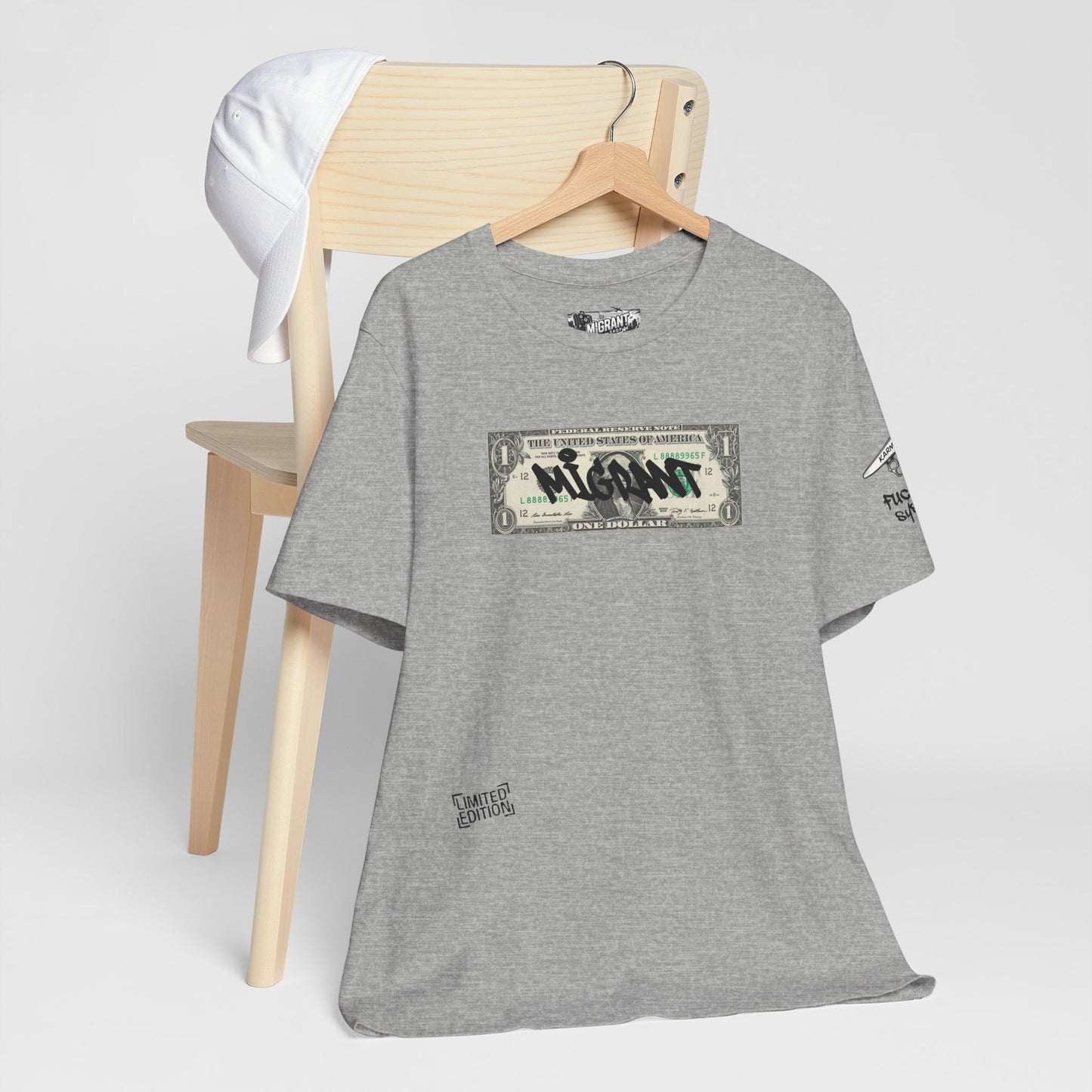 Money Graffiti Tee — 'I'm Not What I Was' Graphic Shirt