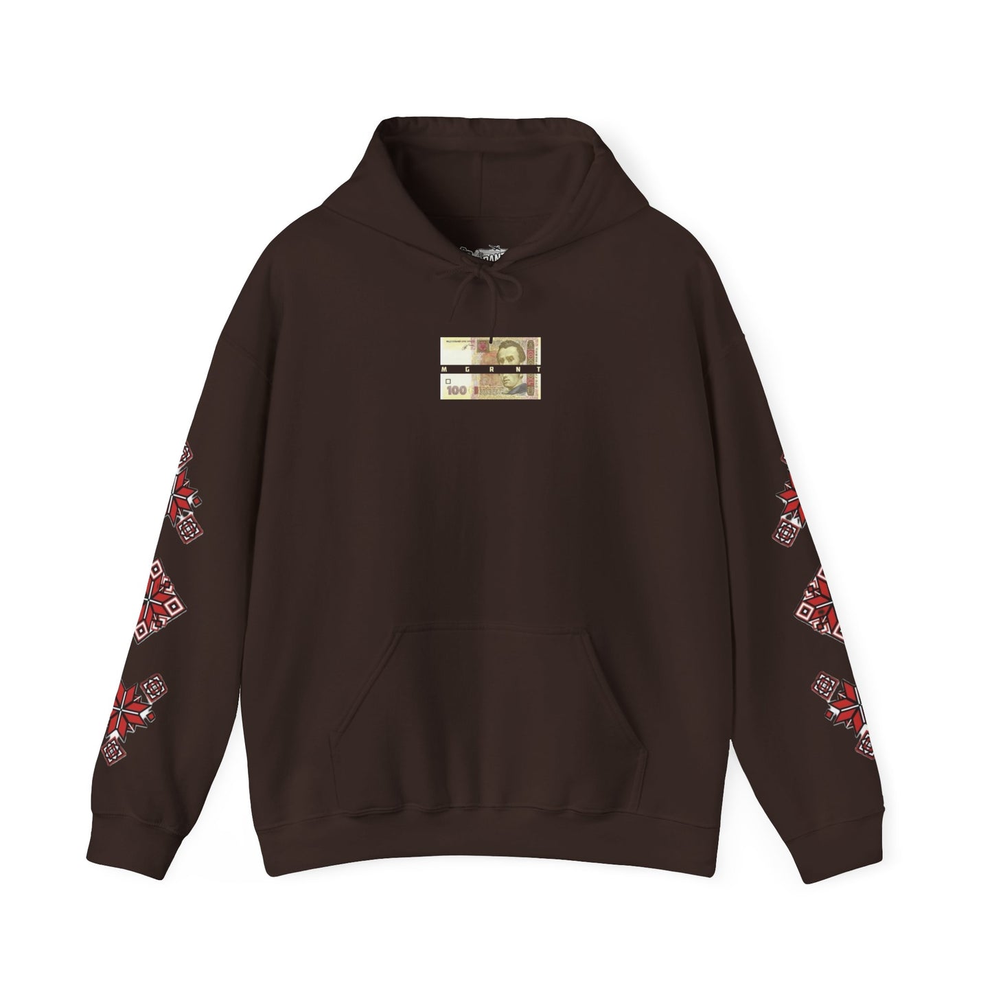 Native-Inspired Floral Headdress Vishivanka Hoodie —