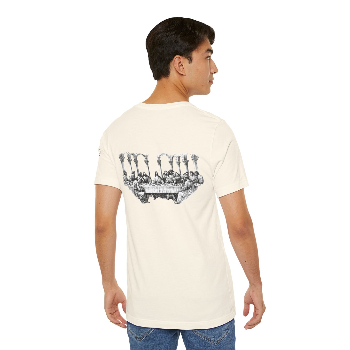 Statue of Liberty Angel Tee — 'MIGRANTS' Dollar Graphic Short Sleeve