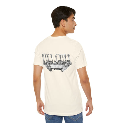 Statue of Liberty Angel Tee — 'MIGRANTS' Dollar Graphic Short Sleeve