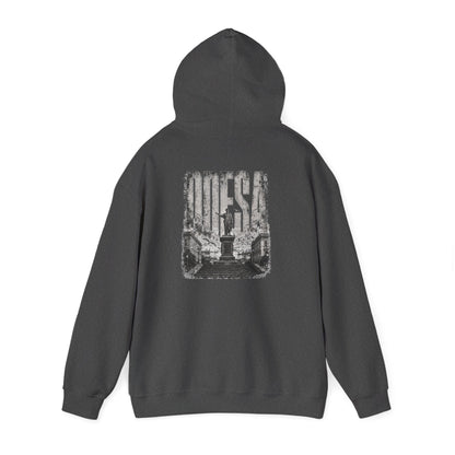 Odesa Cityscape Hoodie — Vintage Monument Photo Graphic Sweatshirt