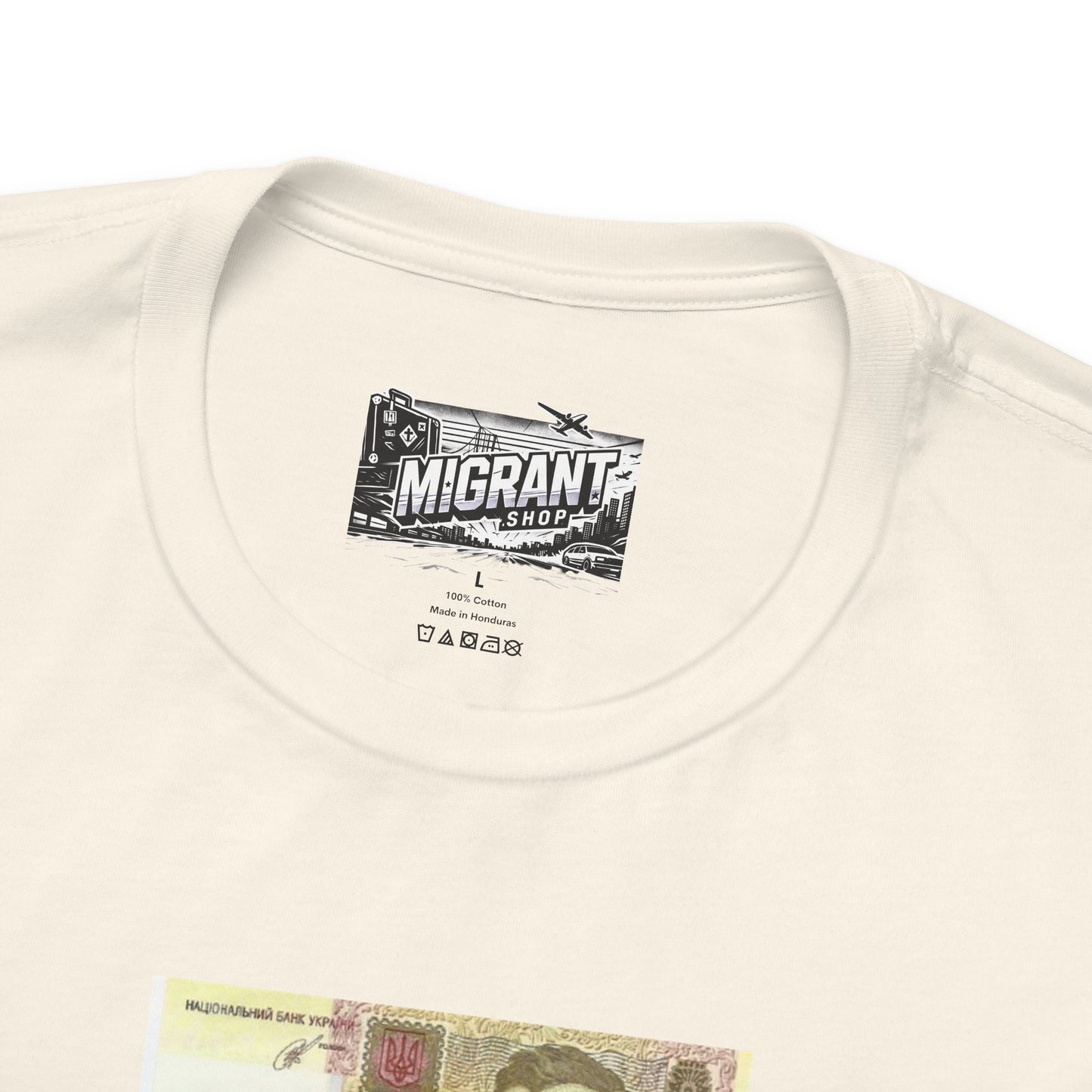 Money Print Tee — Ukraine Cities Graphic Back | Support & Travel Souvenir T-Shirt