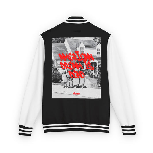 Letterman Jacket — 'Welcome Death Is Dead' Retro Photo Varsity JacketI