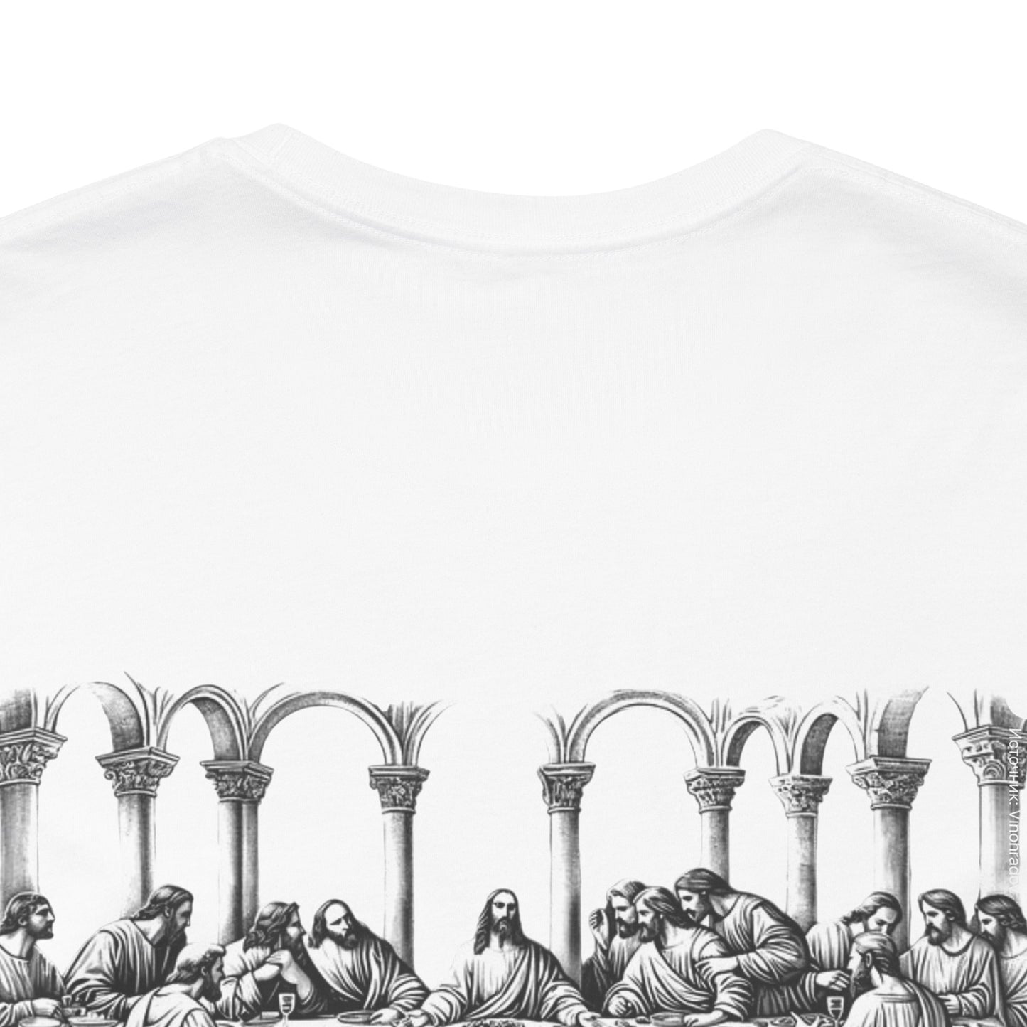 Statue of Liberty Angel Tee — 'MIGRANTS' Dollar Graphic Short Sleeve