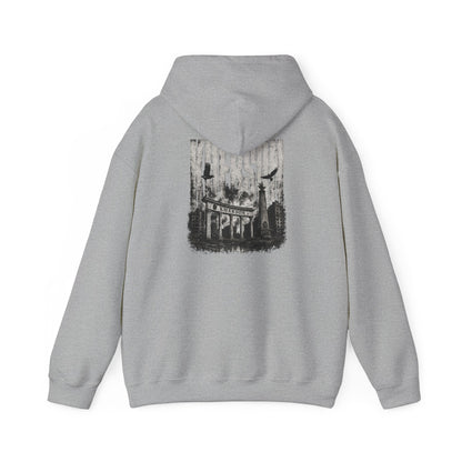 Kherson Cityscape Hoodie — Distressed Ukrainian Landmark Sweatshirt
