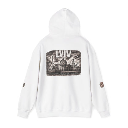 Lviv Vintage Cityscape Hoodie