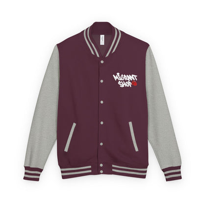 Letterman Jacket — 'Welcome Death Is Dead' Retro Photo Varsity JacketI