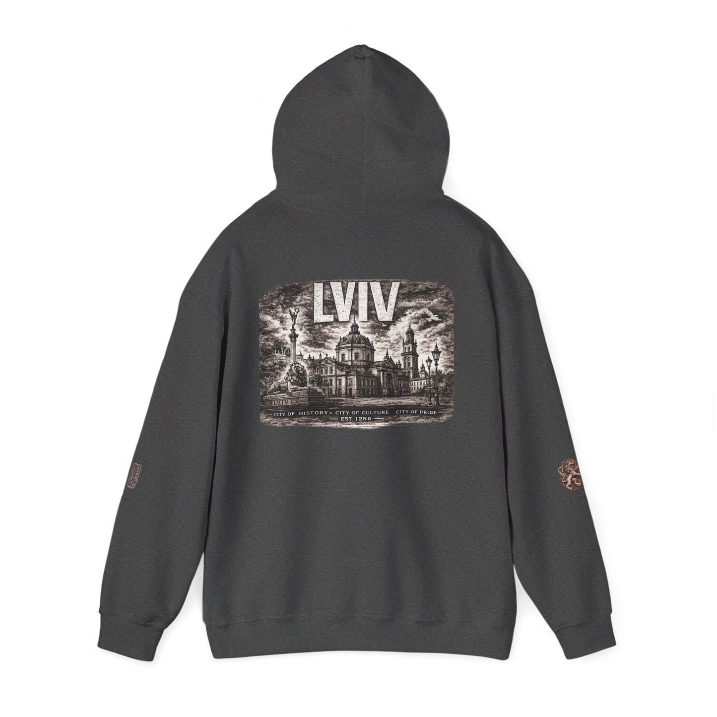 Lviv Vintage Cityscape Hoodie