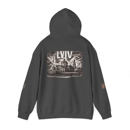Lviv Vintage Cityscape Hoodie