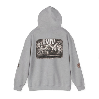 Lviv Vintage Cityscape Hoodie