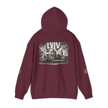 Lviv Vintage Cityscape Hoodie