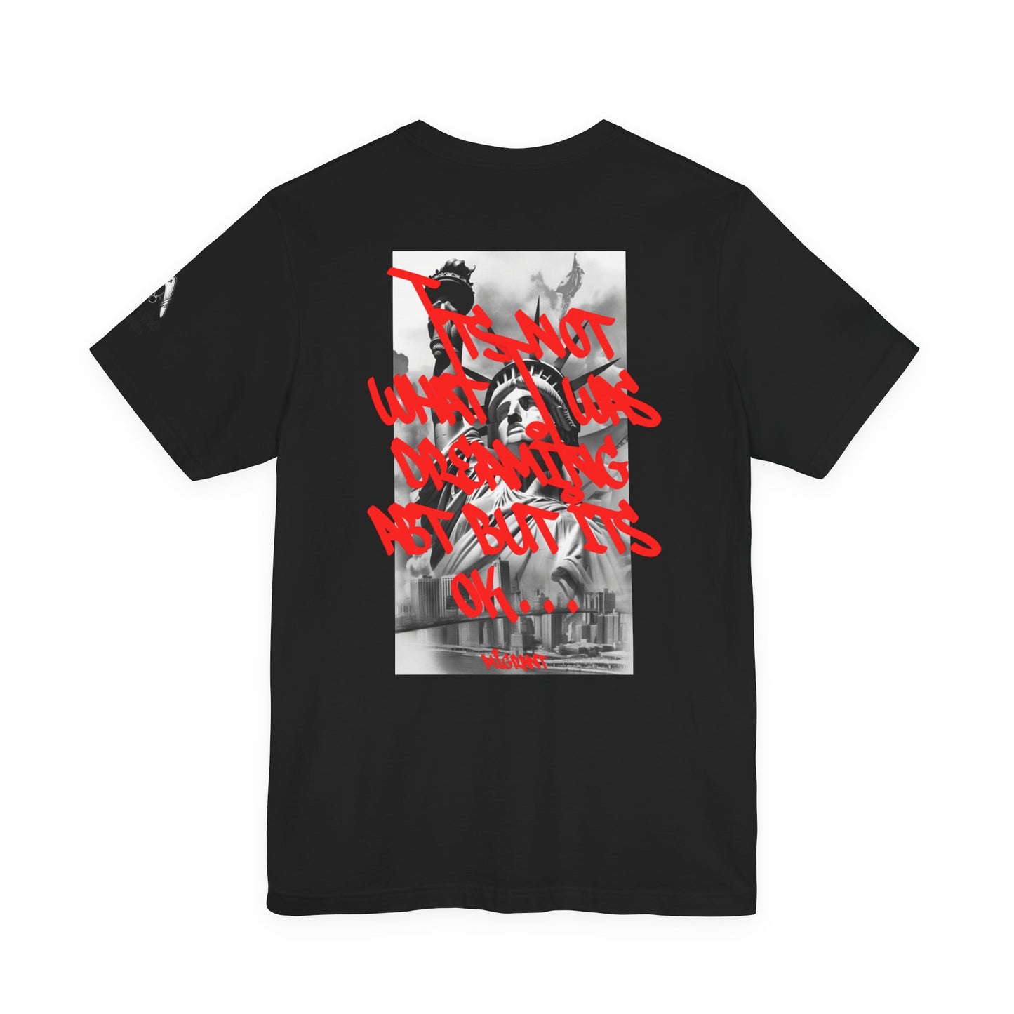 Money Graffiti Tee — 'I'm Not What I Was' Graphic Shirt