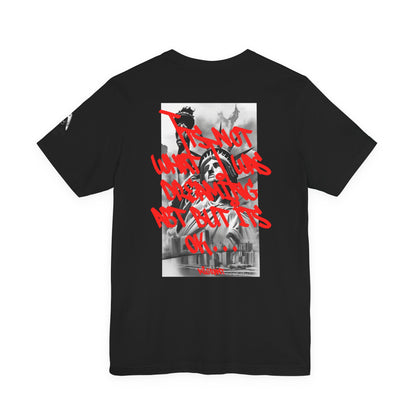 Money Graffiti Tee — 'I'm Not What I Was' Graphic Shirt