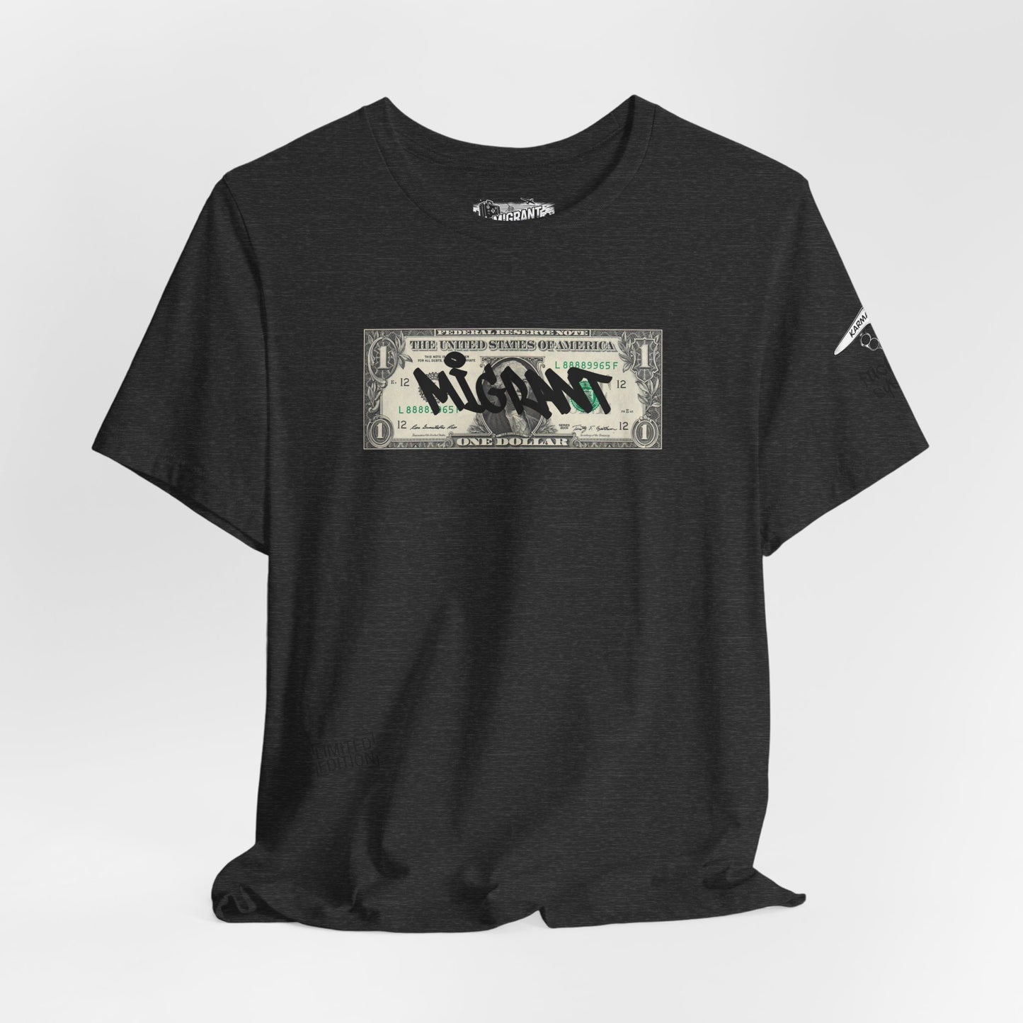Money Graffiti Tee — 'I'm Not What I Was' Graphic Shirt